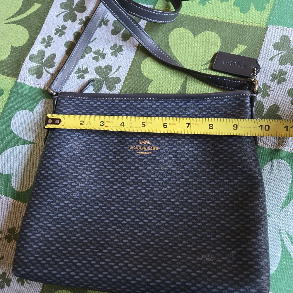 COACH Blue Signature Crossbody Bag - Picture 4 of 8